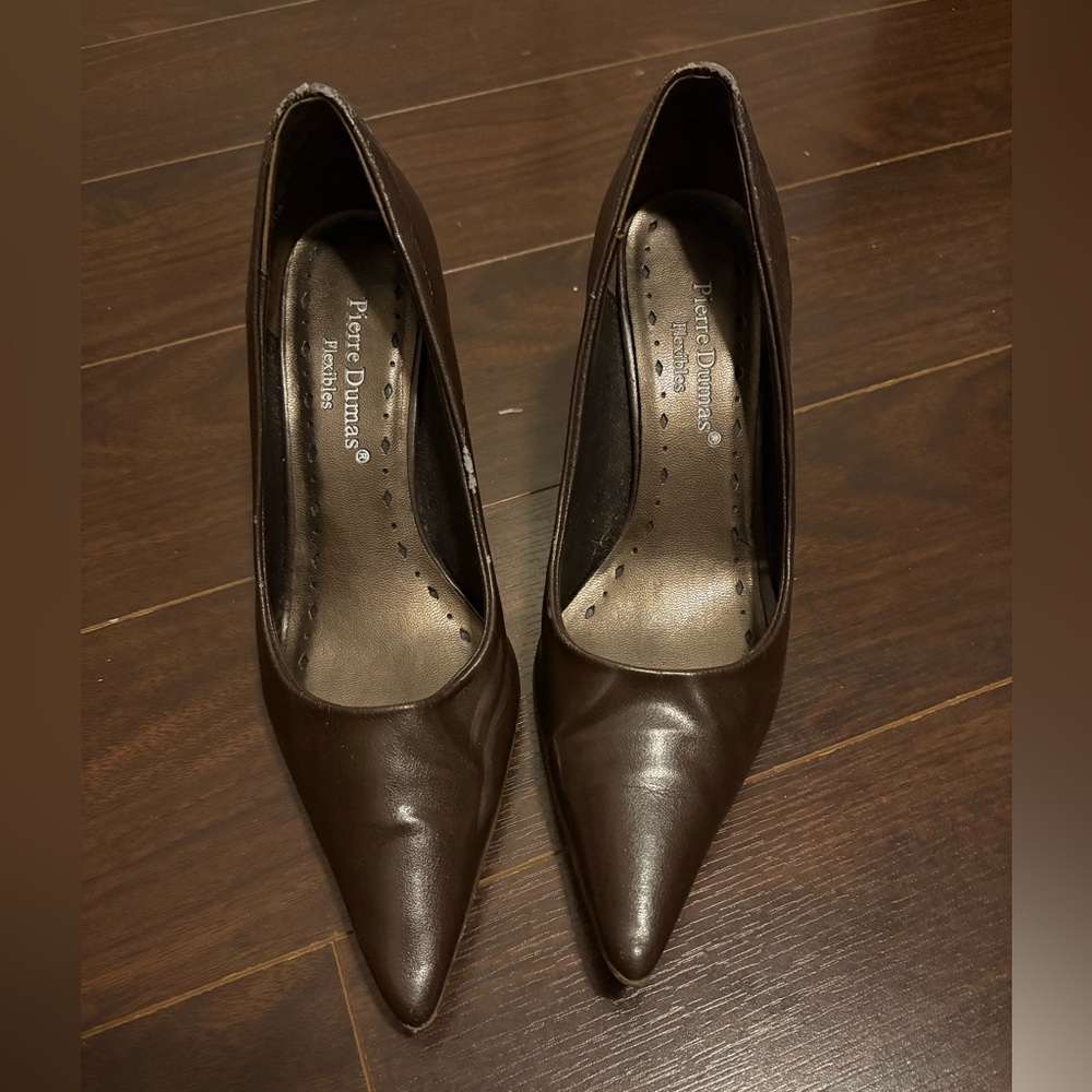 Pierre Dumas Dark Brown Shoes